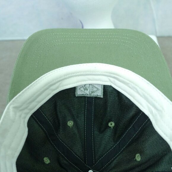 American Eagle Hat Cap Green Grey Logo Adjustable - Picture 3 of 4